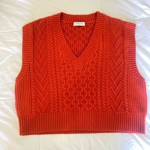 Babaton Rust Knit Sweater
